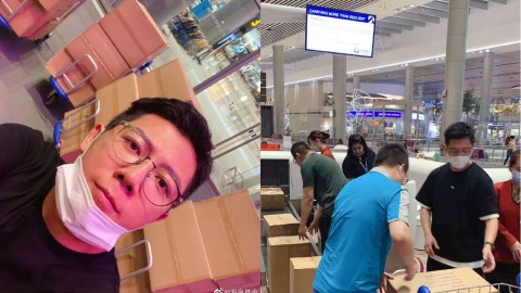 中國藝人狂掃16萬口罩 機場「人肉帶貨」運回