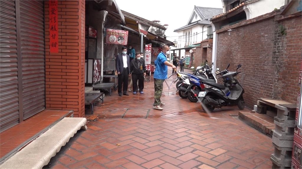 連假後防疫總動員 鹿港老街大消毒