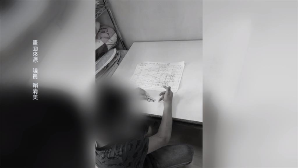 大班數學太難了　男童邊寫邊哭家長心疼