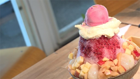 夏季限定「山系刨冰」 舌間登上名山消暑