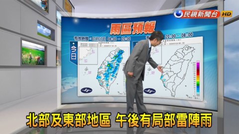 各地高溫炎熱!台北、台東恐飆38度