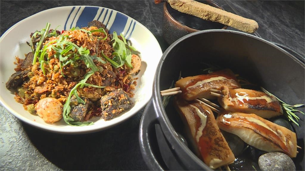 台菜大搞創意！烏魚子變身棒棒糖 灑上柴魚、花椒粉鹹香微辣