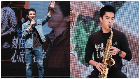 《刻在》雙帥合體寵粉 王識賢同台丈母娘王彩樺歡唱《雪中紅》 被戲稱:無緣的女婿