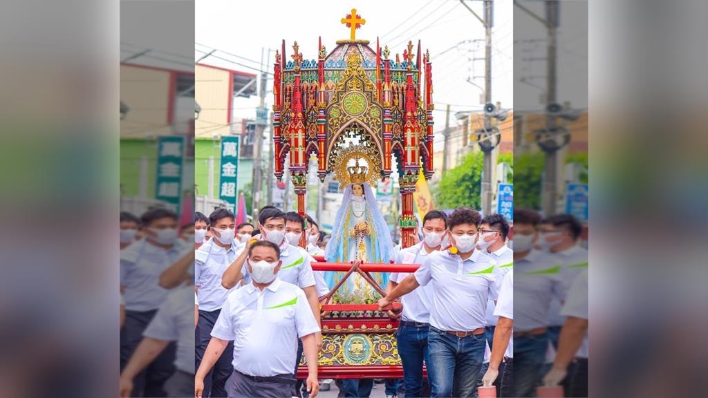 屏東萬金聖母好潮！ 潘孟安盼分享台灣珍貴文化資產