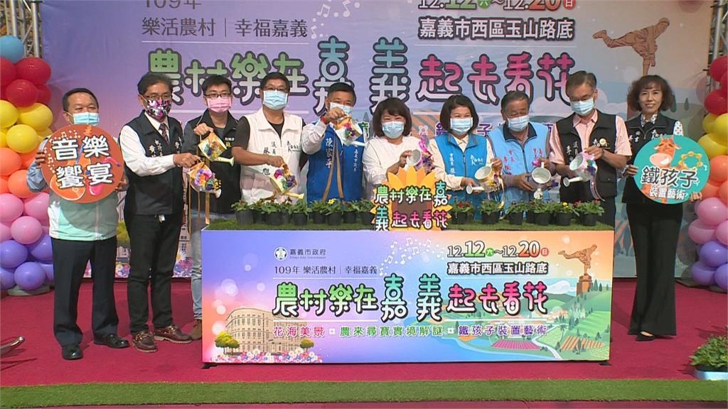 花海現身嘉義市 打造都會型農村新亮點