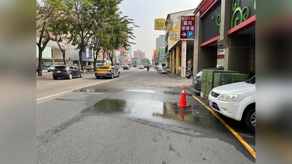台中即將供5停2水管還破裂！居民罵：本月第3次了