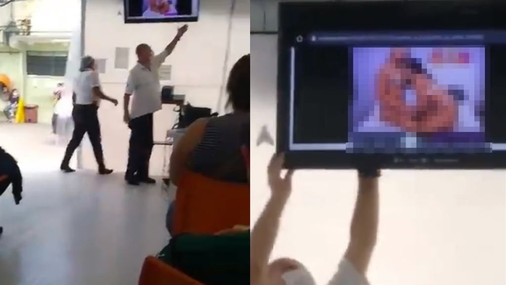 蕾絲激戰無碼謎片竟在接種站播放！現場民眾好享受　大讚AV疫苗服務「超棒的」！