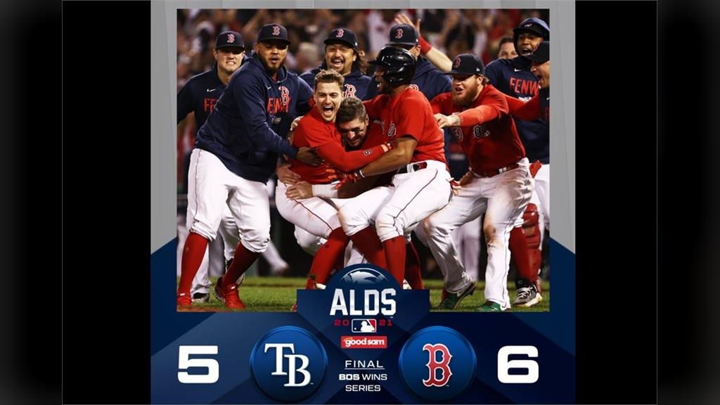 MLB／連兩天再見一擊淘汰光芒　紅襪晉美聯冠軍戰