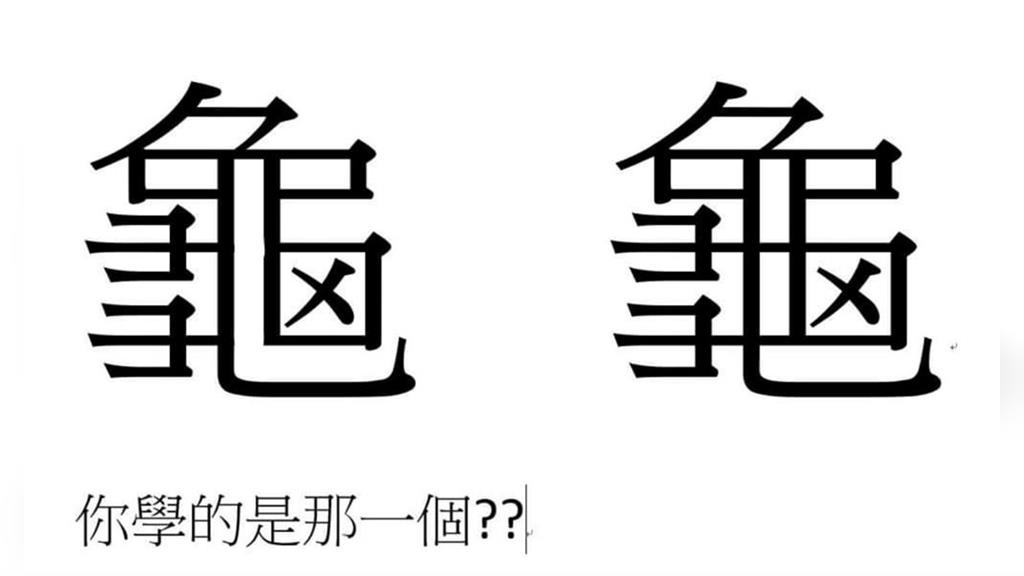 你學的是哪個「龜」?媽媽見兒子作業驚寫錯30年PO文求救網掀熱議 你學的是哪個「龜」?媽媽見兒子作業驚寫錯30年PO文求救網掀熱議