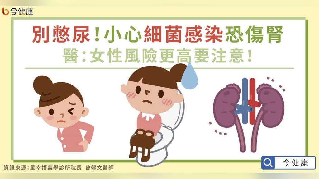 別憋尿！小心細菌感染恐傷腎。醫：女性風險更高要注意！