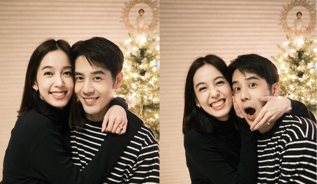 恭喜！陳庭妮、胡宇威結婚了　甜曬2克拉鑽戒寫下「ToGetHer 」緋聞傳了9年終於修成正果！