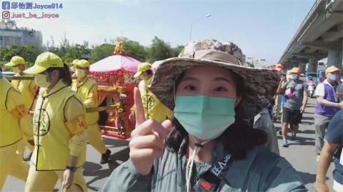 白沙媽進香三天狂飆140公里 正妹熱血陪走:跟著媽祖不會累