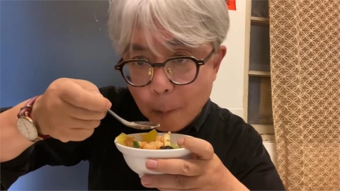 台版孤獨美食家!日作家初嚐「台南蝦仁飯」超驚豔 嗨喊:感謝上天