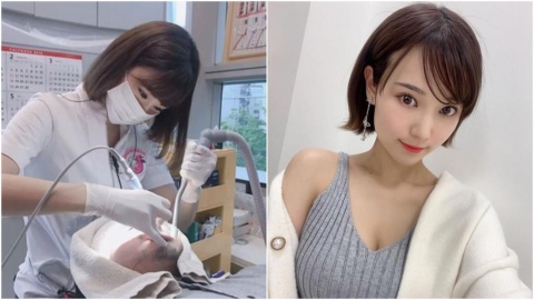 最美牙醫衣服沒穿好「由上到下」被看光！網見「上帝視角」全暴動