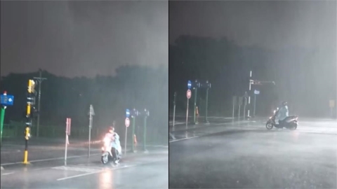 超拚命!女騎士「颱風天練直線7秒」萬名網友驚呼:真正的魔鬼訓練