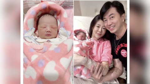 恭喜!文汶、吳皓昇喜獲千金!女兒「模模」美麗像媽媽