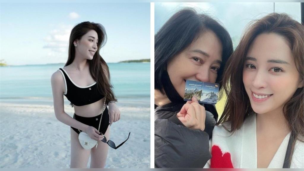 歐陽妮妮「母女泡湯照」水下藏亮點！3萬人朝聖喊：這畫面太美好