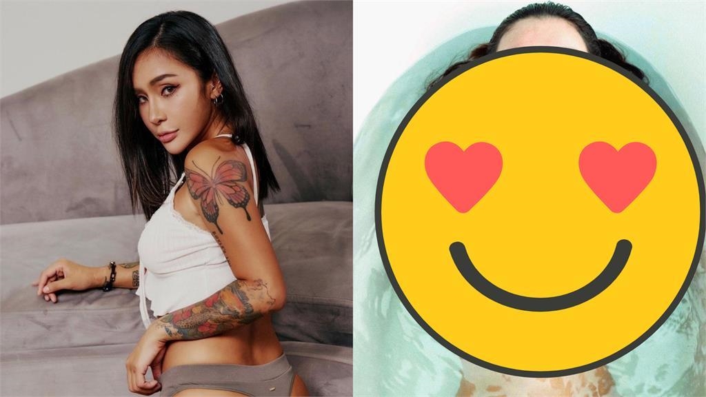 梁云菲裸躺浴缸神級視角曝光！男友賣命拍攝「1姿勢」笑翻網：蜘蛛人