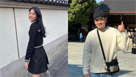 百萬網紅金針菇突放閃蔡哥！曬「頭靠頭親密照」網崩潰：這是官宣了嗎