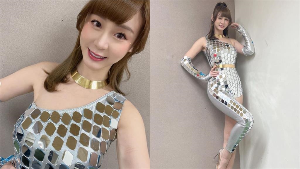 九頭身短今美腿全現形！尾牙變身鏡面女郎「穿半邊熱褲」觀眾1秒尖叫