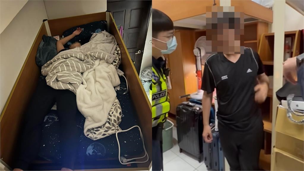 超扯畫面！北科大男宿遭醉漢闖入霸床　員警7喊「下來」他狀況外：蛤？