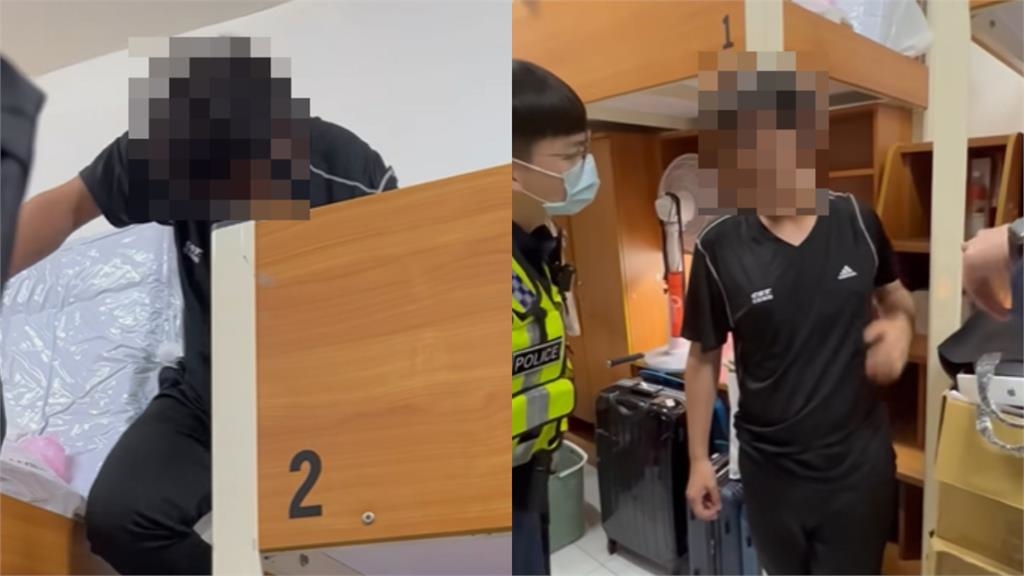 超扯畫面!北科大男宿遭醉漢闖入霸床 員警7喊「下來」他狀況外:蛤?