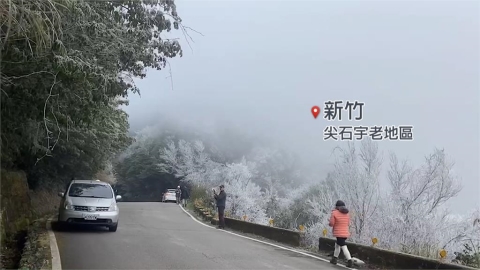 急凍到週日！週一起回暖　太平山霧淞美景吸引民眾搶拍