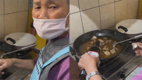 修但幾勒!阿嬤拿「75%酒精」煮麻油雞 他秒聞怪味嚇喊:這不能吃欸