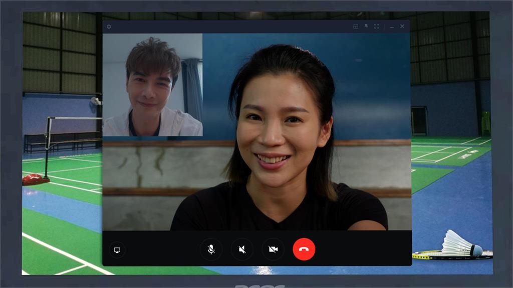 《決勝的揮拍》謝佳見好友超大咖!「羽球混雙女神」寶貴處女秀獻民視