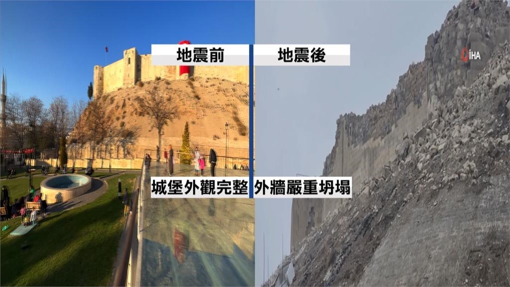 強震重創千年古城 羅馬時期「加濟安泰普城堡」震垮 強震重創千年古城 羅馬時期「加濟安泰普城堡」震垮