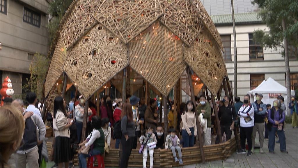 新住民燈區　巨型創作融入「落腳台灣」念想