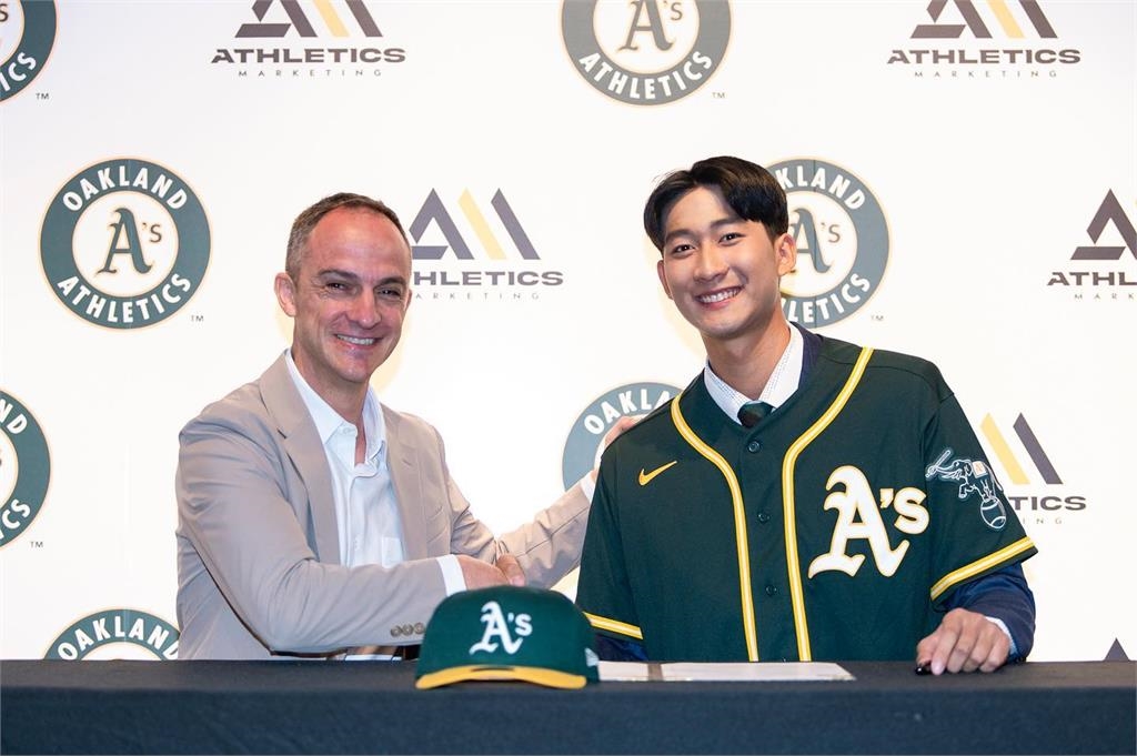 校園名人／國立體大沙子宸－社區球隊非科班出身　成功加盟美職運動家隊