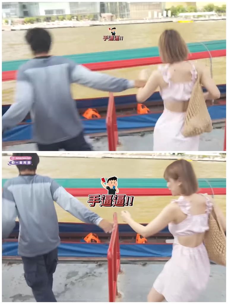 一隻阿圓遊泰遭鹹豬手「抓腋下逼禁區」　8秒影曝網驚：被吃得有點大