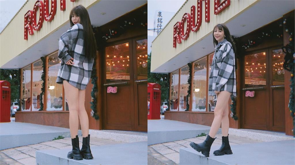 梓梓針織毛衣殺「霸氣全外露」!下著失蹤「狂洩玉筍腿」網看傻:暈到炸