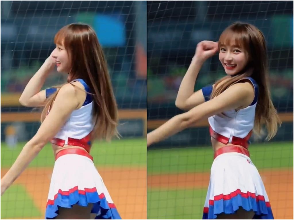 林襄「左搖右晃」甜笑熱舞畫面曝　應援片狂吸日本人讚：無法專心打球