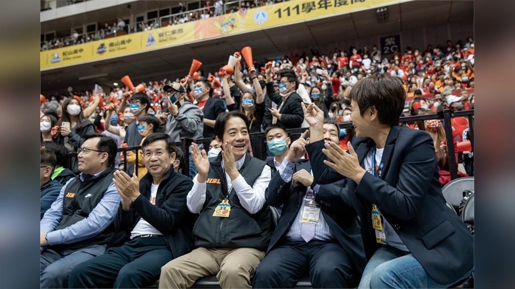 到場觀戰HBL男女子組冠軍賽　賴清德：運動員拚勁精神令人感動