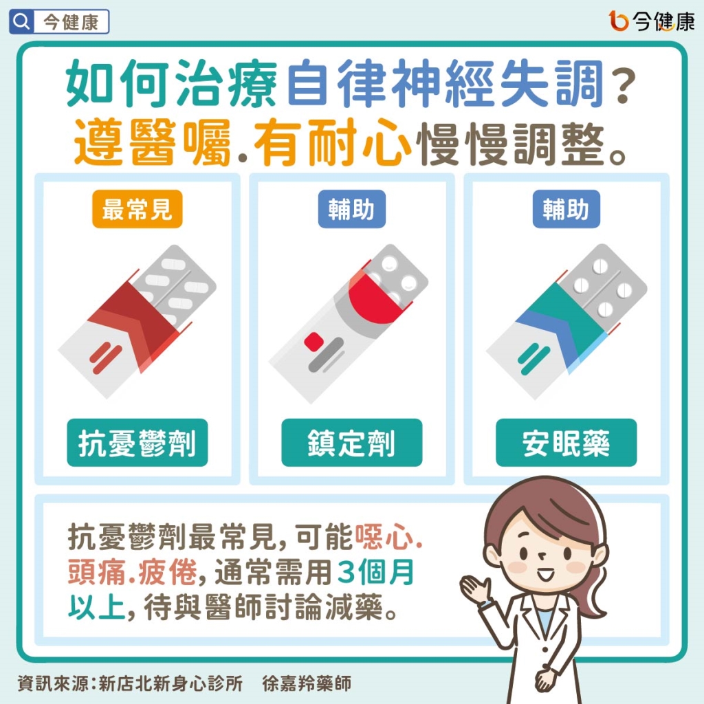 壓力來襲，讓自律神經措手不及？專家淺談自律神經失調用藥