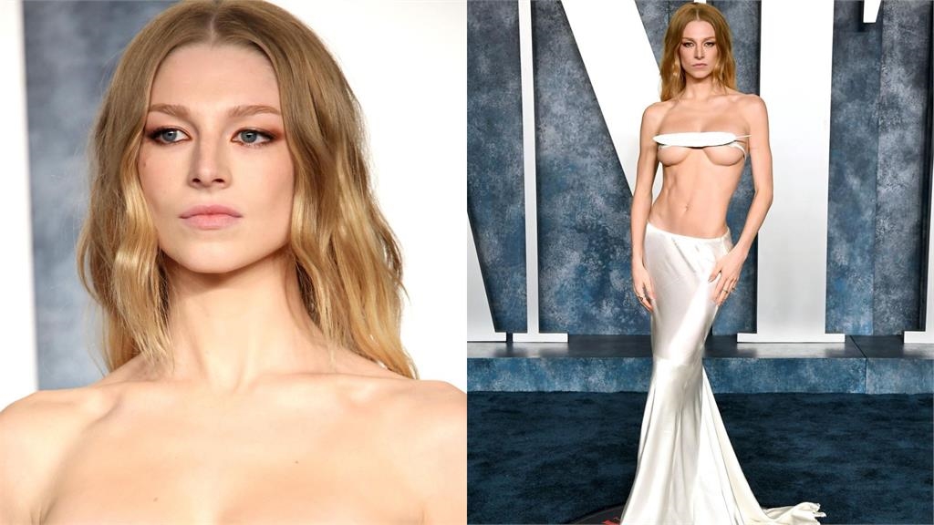 仙氣辣模「羽毛遮胸」降臨奧斯卡派對!真實身分曝光246萬網瘋狂錯亂