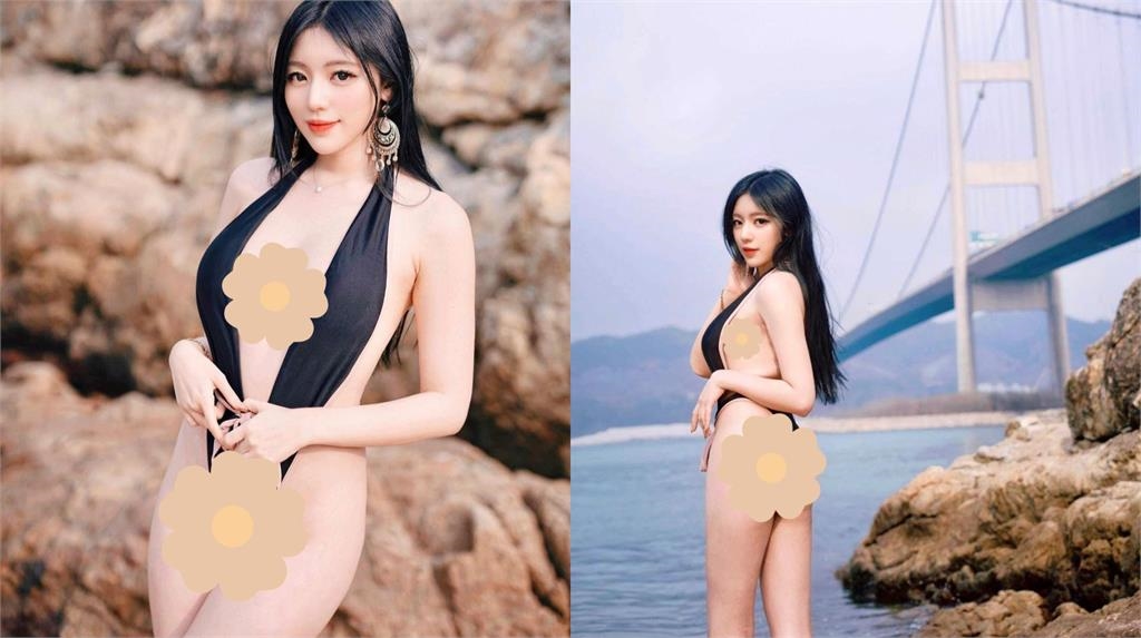 台灣正妹遊港海邊尺度全解「正面只剩2條線」！家長氣到驅趕：妳辣到影響小孩