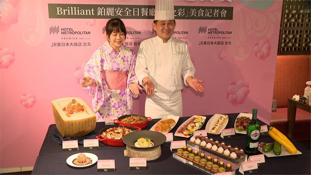 滿滿春天色彩融入料理 蒙布朗擠花、香煎鮭魚迎接春天