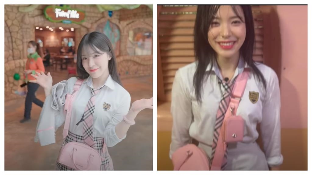 李多慧現蹤樂園「玩到濕身」超嗨!白襯衫「透到全現形」網急壞:別著涼