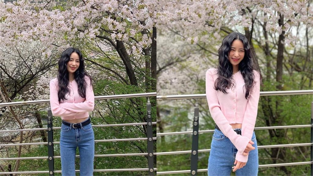 《黑暗榮耀》朴涎鎮認愛後氣質全變！賞櫻嬌羞甜笑太親切…網怕爆：笑到心裡發寒