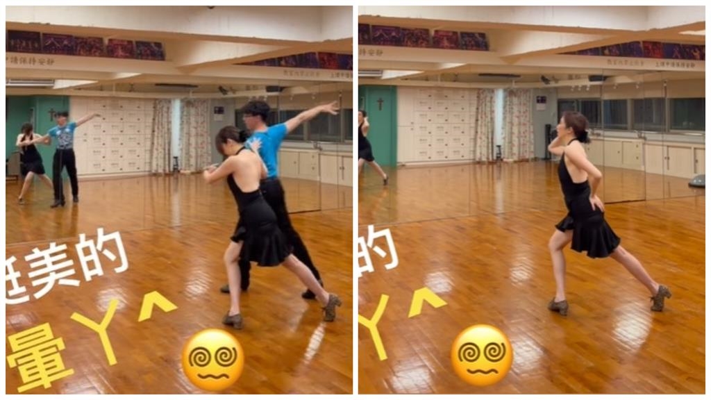 廖家儀「背後全空」辣跳國標舞 「26秒絕美片」曝光網讚:是仙女呀