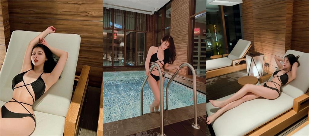 無名女神辣穿「綁肉粽」比基尼！0贅肉螞蟻腰「撩人回眸」網看暈