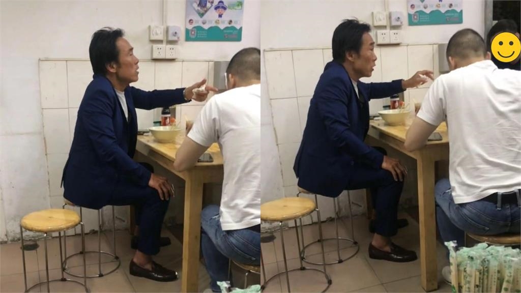 《古惑仔》鄭浩南憔悴吃路邊攤遭捕獲！58歲真面目「暴瘦凹陷」認不出