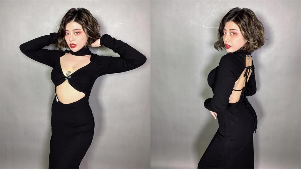 安迪愛女貼身洋裝款式太過激!2條細線緊勒出「真實體態」震撼千網