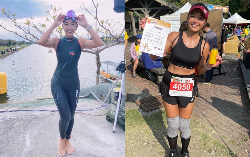 小嫻動不停背心全濕透！香汗淋漓「表情超滿足」網讚：應該很享受