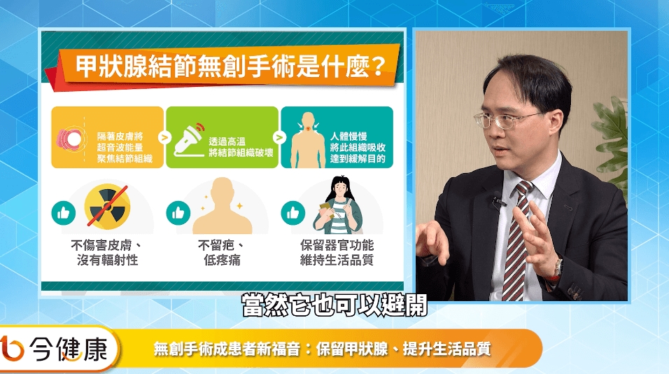 甲狀腺結節是良性就沒關係？醫：定期追蹤是關鍵！認識無創治療新選項！