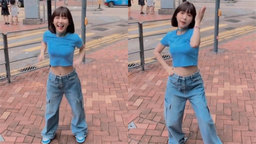 溫妮「激短衣」彈跳熱舞震暈香港!雙手上舉全現形百萬人瘋:身藏巨物