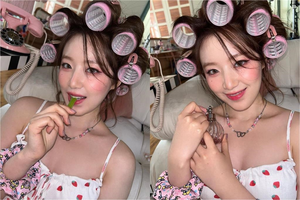 舒華新造型大崩壞！頭上插髮捲「神似包租婆」　網笑：會獅吼功嗎？